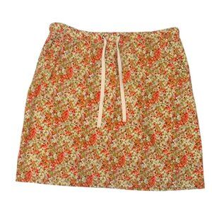 Eddie Bauer Floral Print Casual Mini Skirt in EUC. Size L